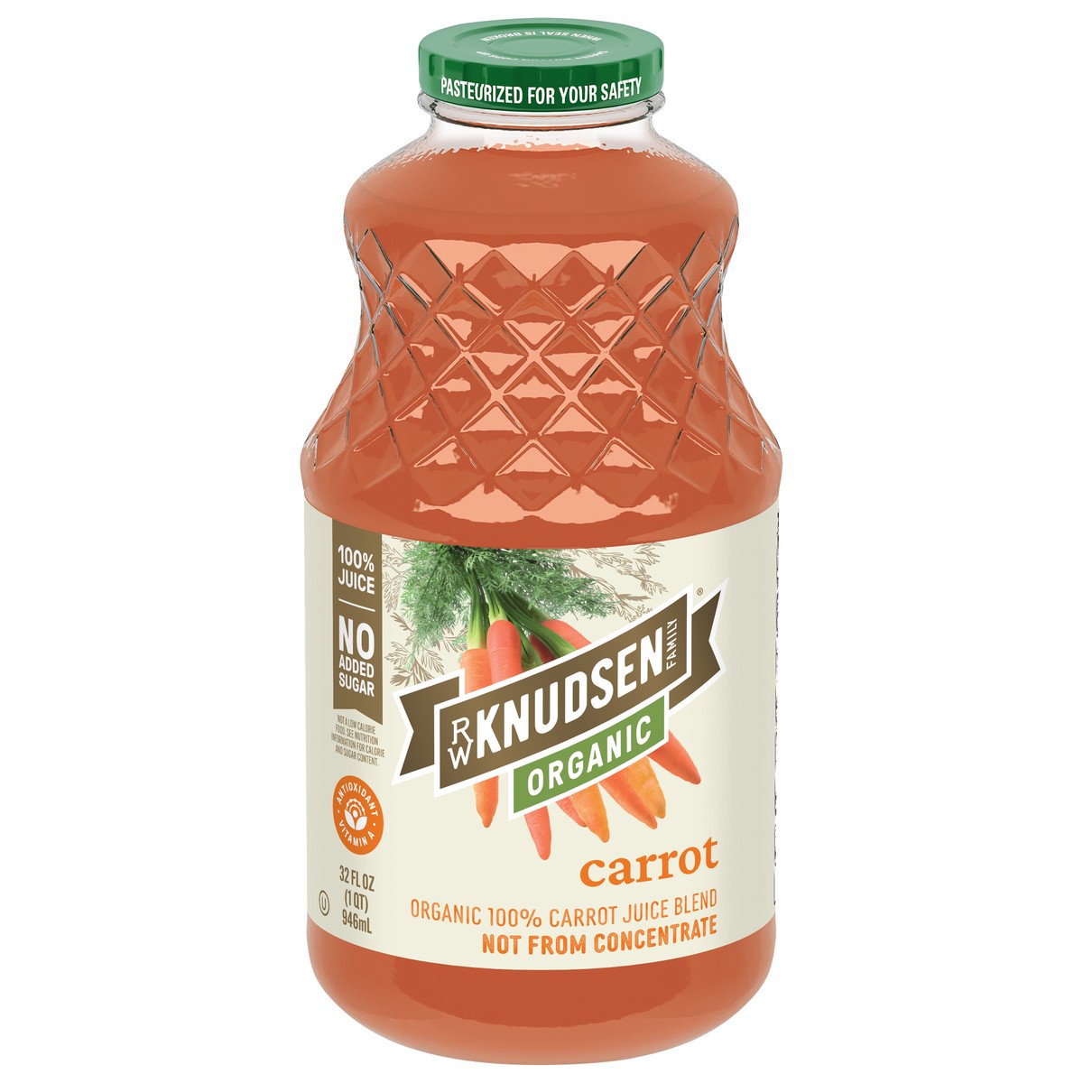 slide 1 of 7, RW Knudsen Family Organic Carrot Juice Blend - 32 fl oz, 32 oz