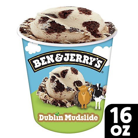 slide 1 of 1, Ben & Jerry's Dublin Mudslide Ice Cream - 16 Oz, 16 oz