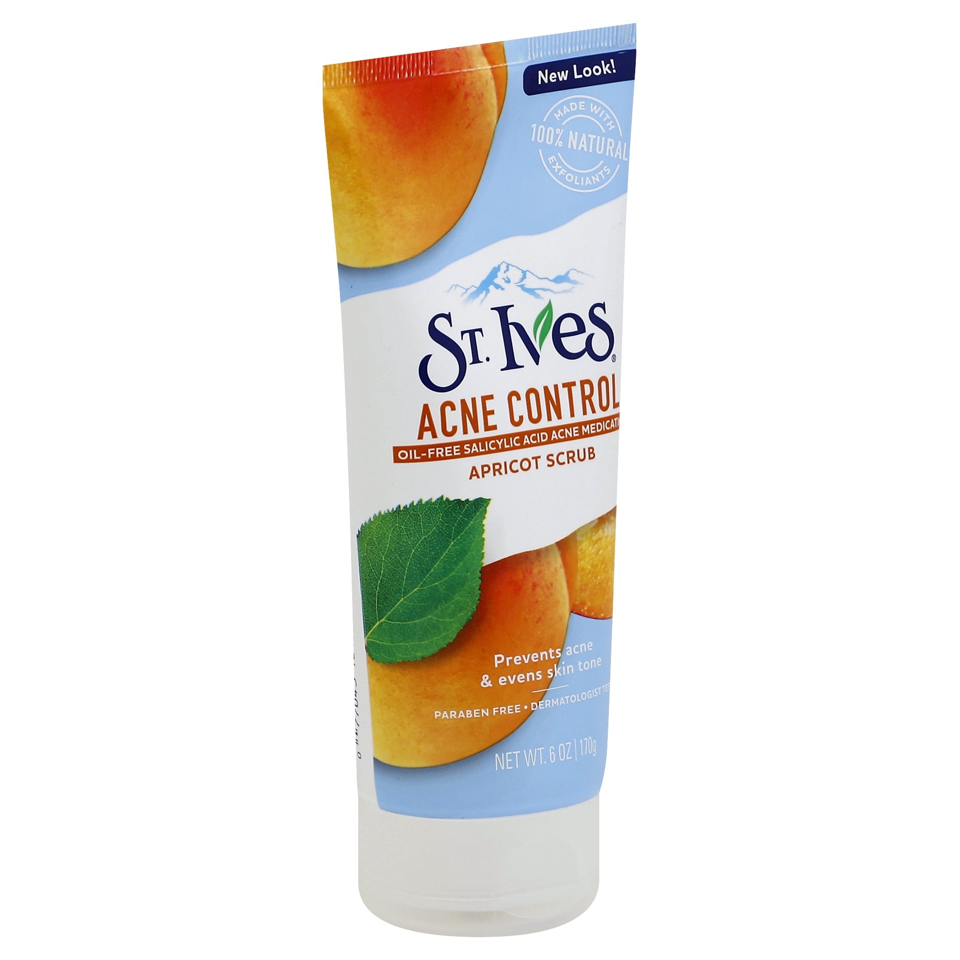 slide 1 of 1, St. Ives Blemish Control Apricot Face Scrub, 6 oz