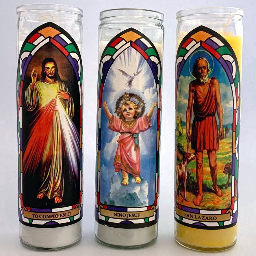 slide 6 of 7, Continental Candle Cont Candle Saint Lazarus, 1 ct