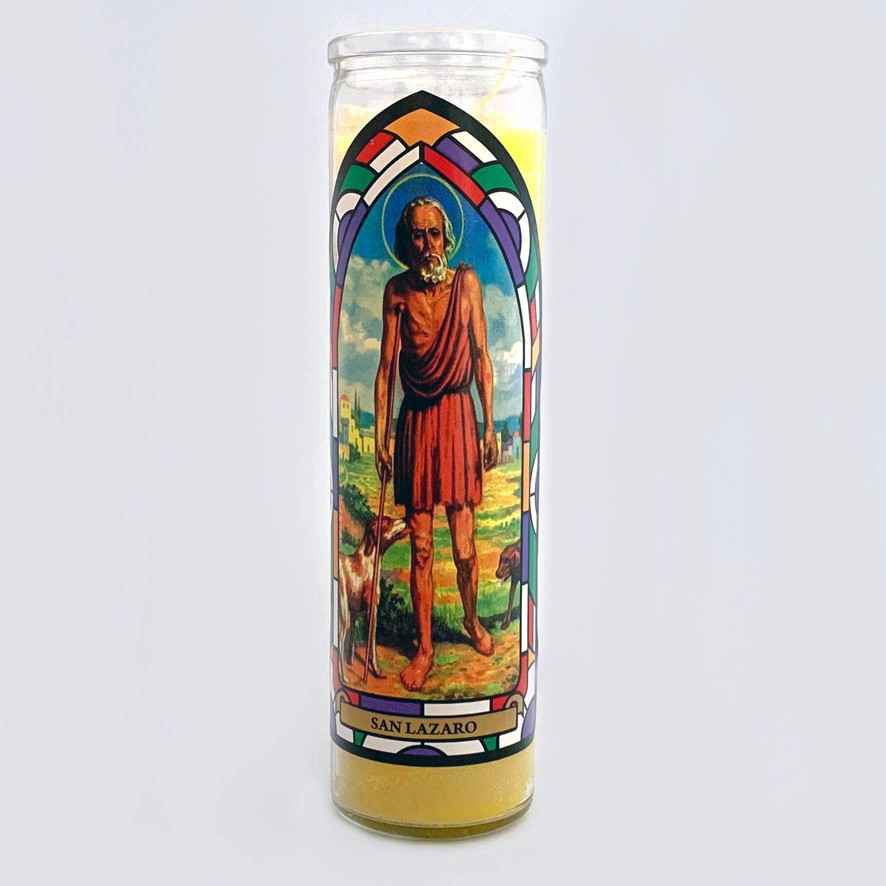 slide 2 of 7, Continental Candle Cont Candle Saint Lazarus, 1 ct