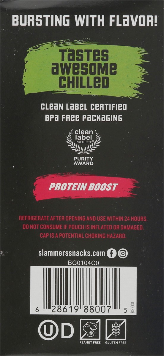 slide 5 of 9, Slammers Pouches Crushed Burst Superfood Snack 4 - 3.5 oz Pouches, 4 ct