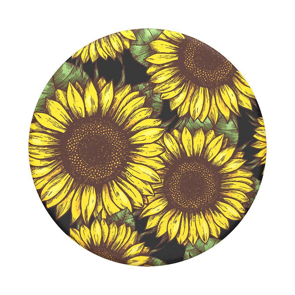 slide 3 of 3, PopSockets PopGrip Cell Phone Grip & Stand - Sunflower Power, 1 ct