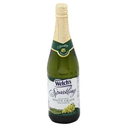 Welch's Sparkling White Grape Juice Glass Bottles - 25.4 fl oz