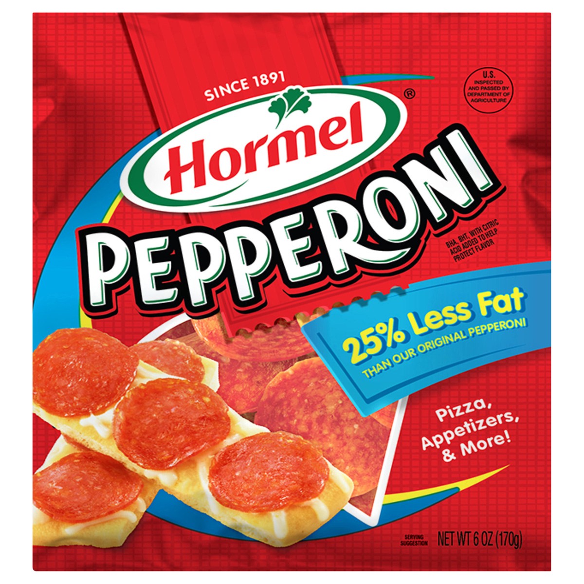 slide 2 of 2, HORMEL Pepperoni 25% Less Fat, 6 oz