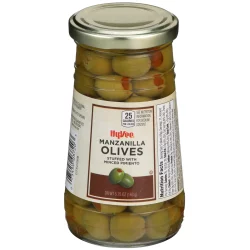 Hy-vee Manzanilla Olives Stuffed With Minced Pimiento