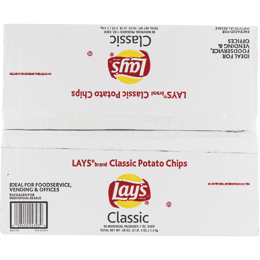 slide 8 of 9, Lay's Potato Chips, 50 ct