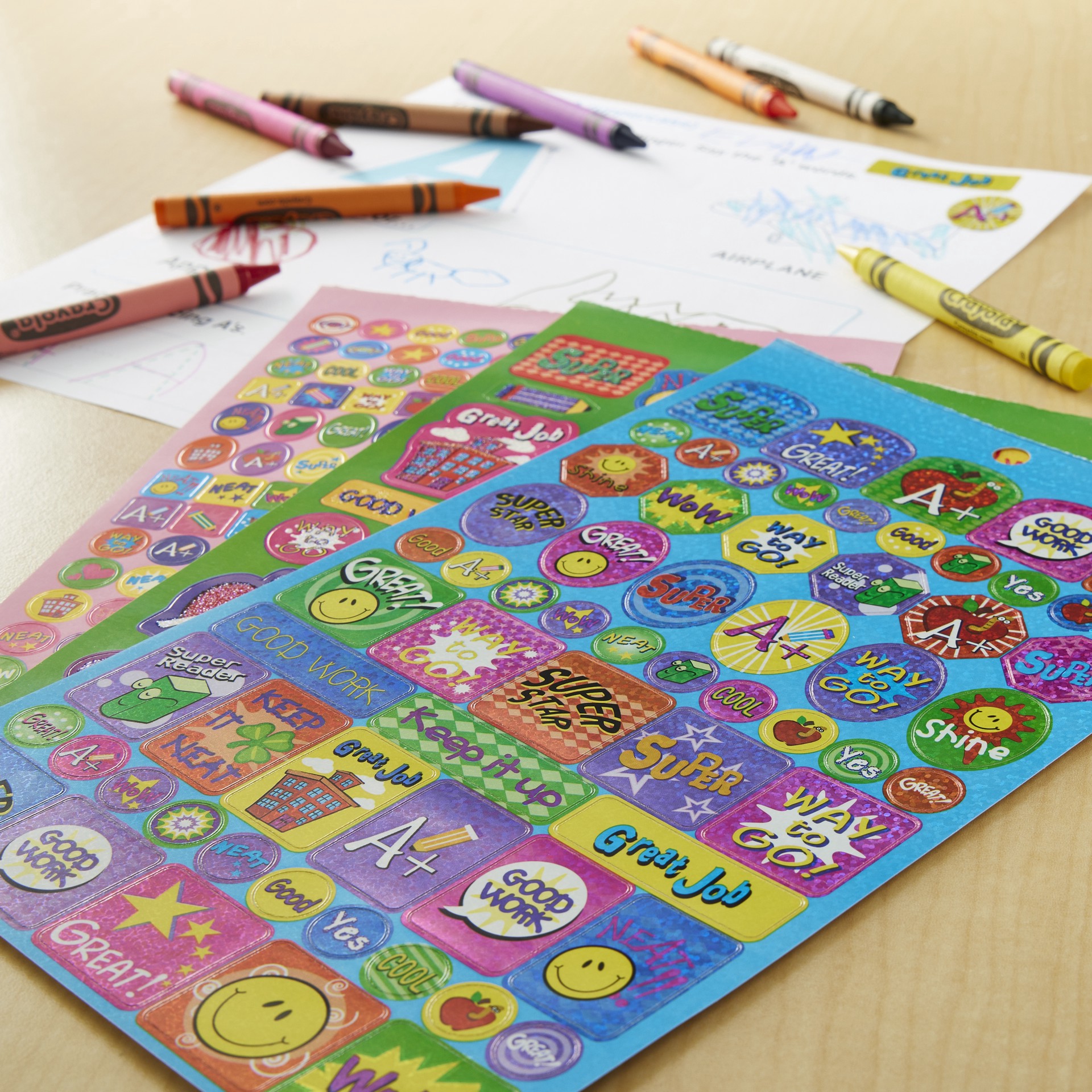 slide 3 of 3, Reward Stickers By Recollections, 1,000 stickers