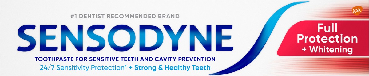 slide 4 of 9, Sensodyne Full Protection Teeth Whitening Sensitive Toothpaste - 4 Ounces, 4 oz