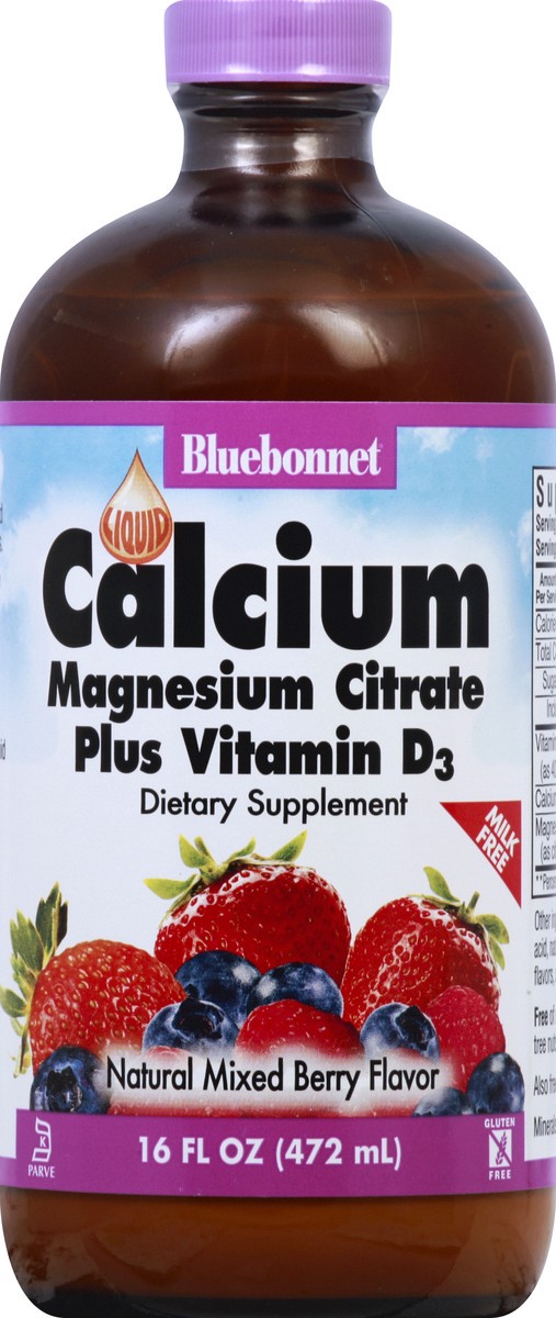 slide 9 of 10, Bluebonnet Nutrition Calcium Magnesium Citrate Plus Vitamin D3 16 oz, 16 oz