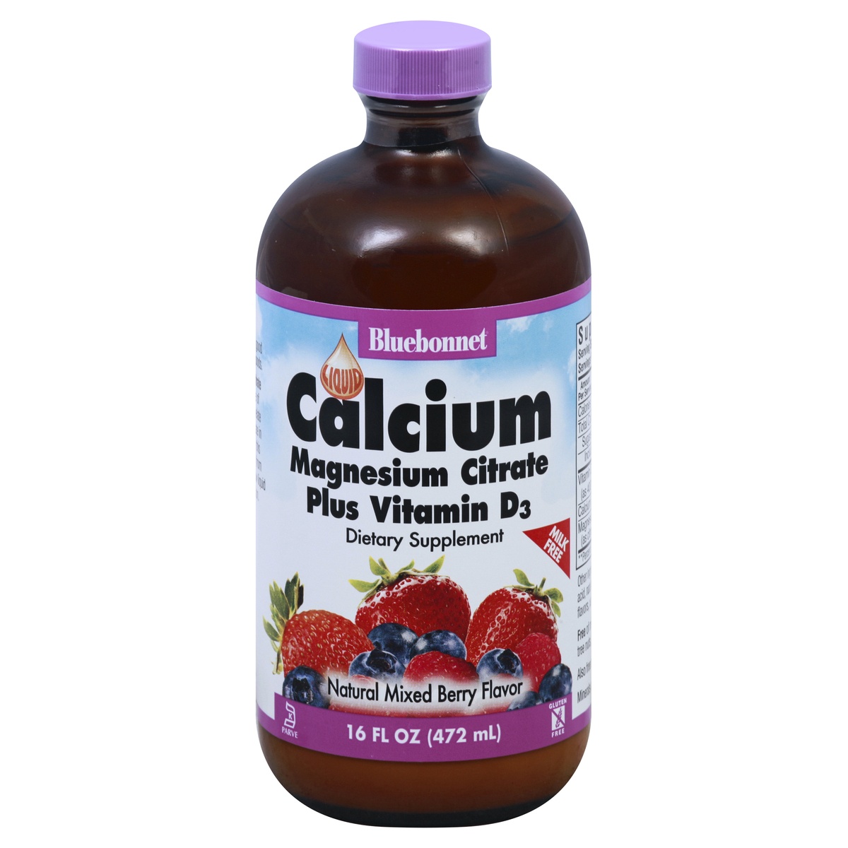 slide 1 of 1, Bluebonnet Nutrition Calcium Magnesium Citrate Plus Vitamin D3 16 oz, 16 oz