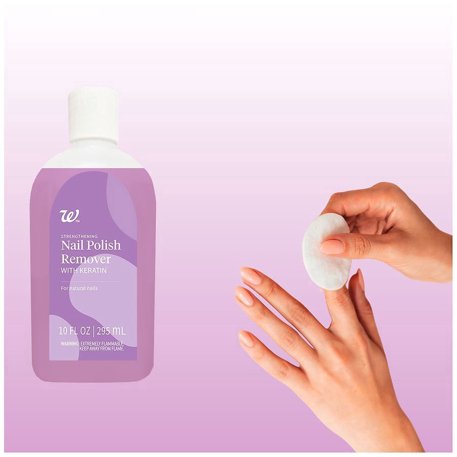 slide 4 of 4, Walgreens Nail Polish Remover, 10 fl oz