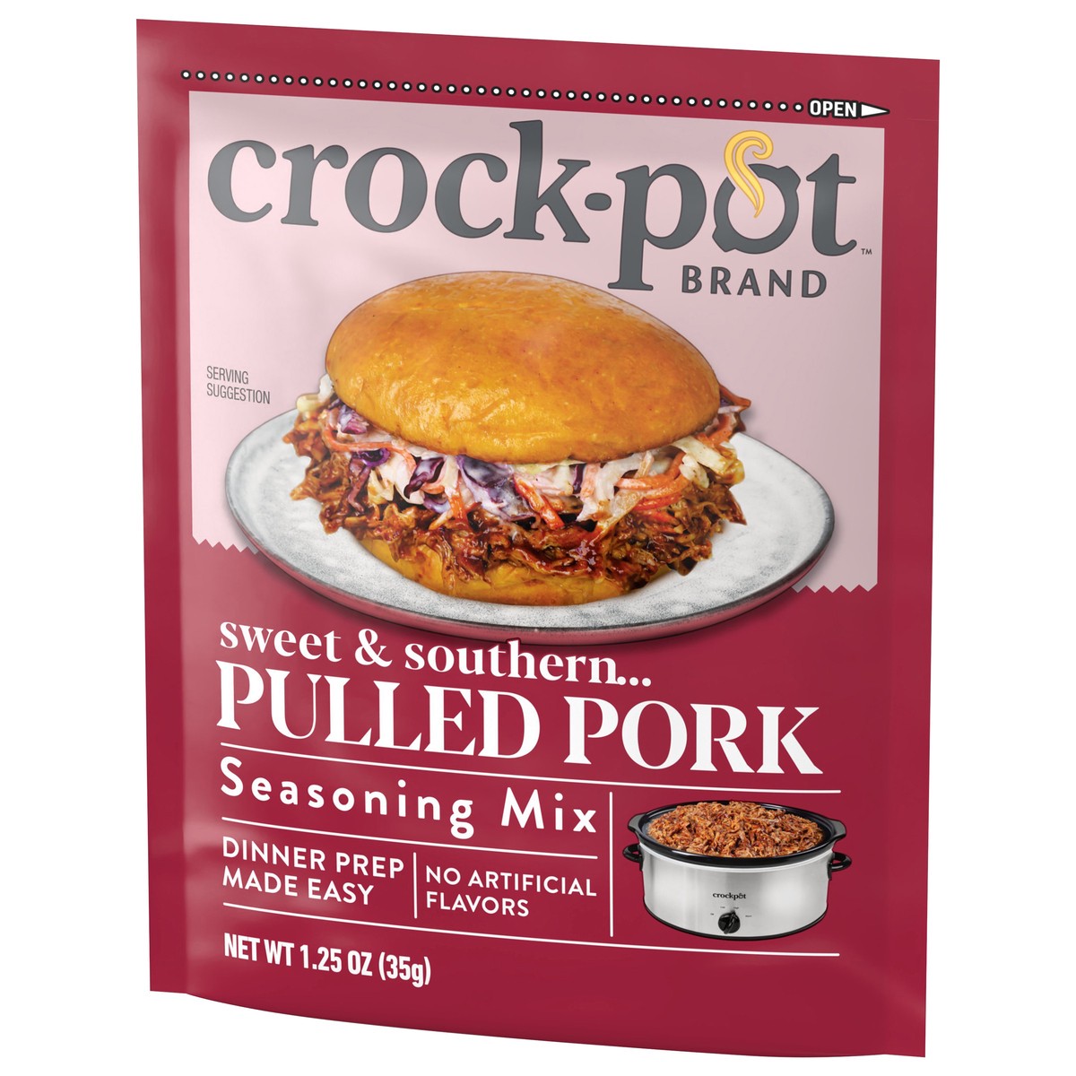 slide 4 of 14, Crock-Pot Pulled Pork Seasoning Mix, 1.25 oz