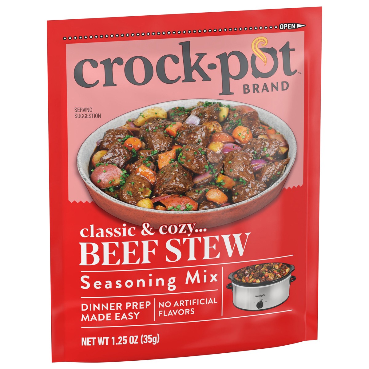 slide 9 of 14, Crock-Pot Beef Stew Seasoning Mix, 1.25 oz