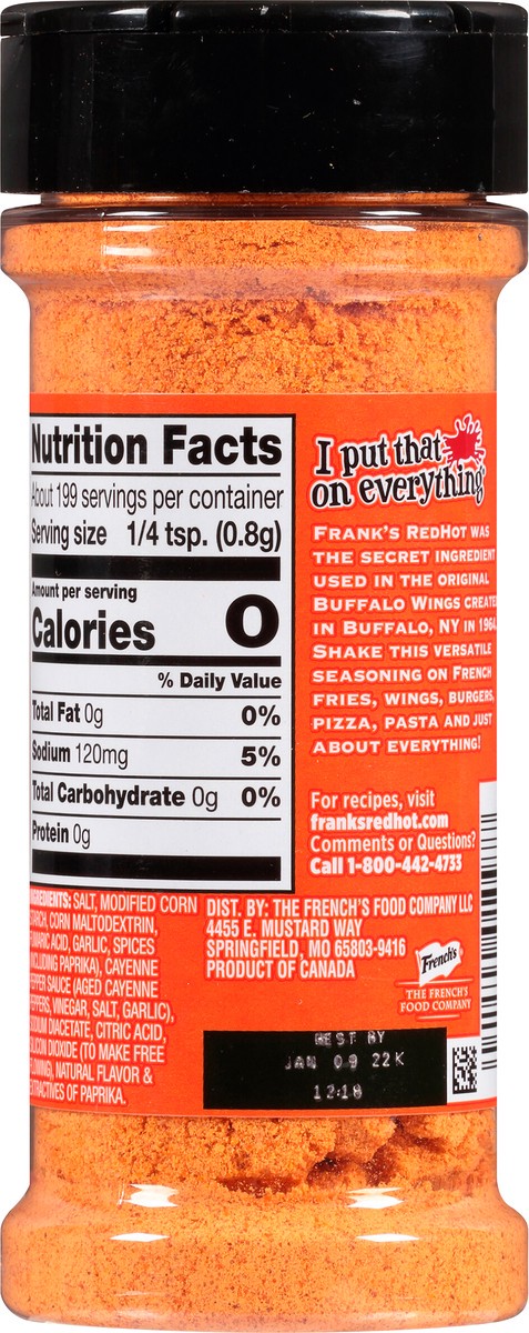 slide 6 of 7, Frank's RedHot Buffalo Seasoning Blend, 5.61 oz