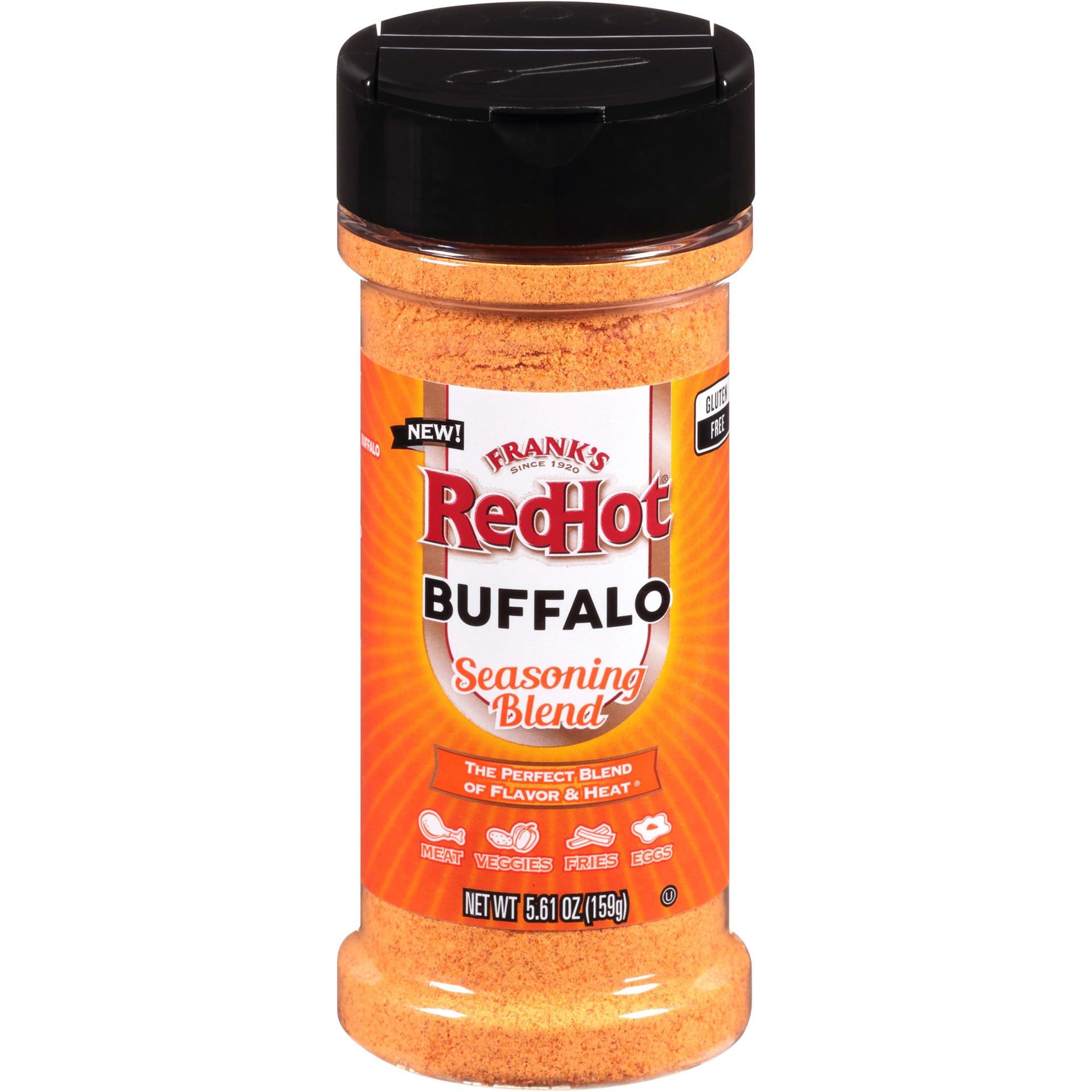 slide 1 of 5, Frank's RedHot Gluten Free Buffalo Seasoning Blend, 5.61 oz