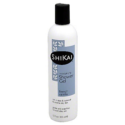 slide 1 of 1, ShiKai French Vanilla Shower Gel, 12 fl oz