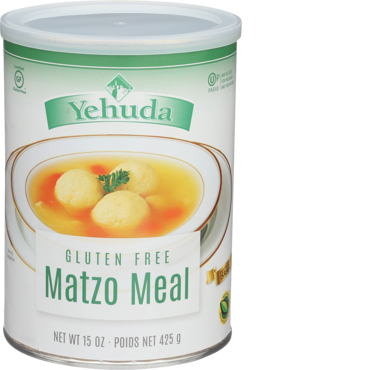 slide 1 of 2, Yehuda Matzo Meal, 15 oz