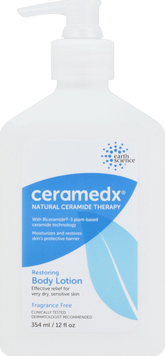 slide 2 of 7, Ceramedx Ceramide Therapy Body Lotion Restoring Fragrance Free, 12 fl oz