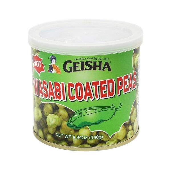 slide 1 of 1, Geisha Hot Wasabi Coated Peas, 4.94 oz