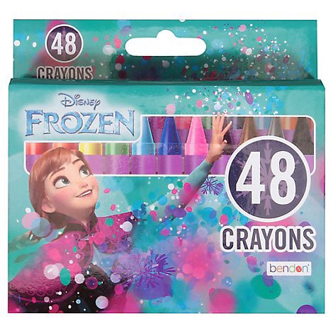slide 1 of 1, Bendon Frozen Crayons 48 Count - Each, 1 ct