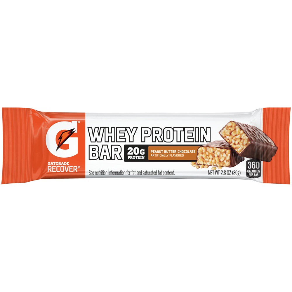 slide 12 of 14, Gatorade Protein Bar Peanut Butter Chocolate 2.8 Oz, 2.8 oz