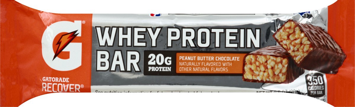 slide 9 of 14, Gatorade Protein Bar Peanut Butter Chocolate 2.8 Oz, 2.8 oz