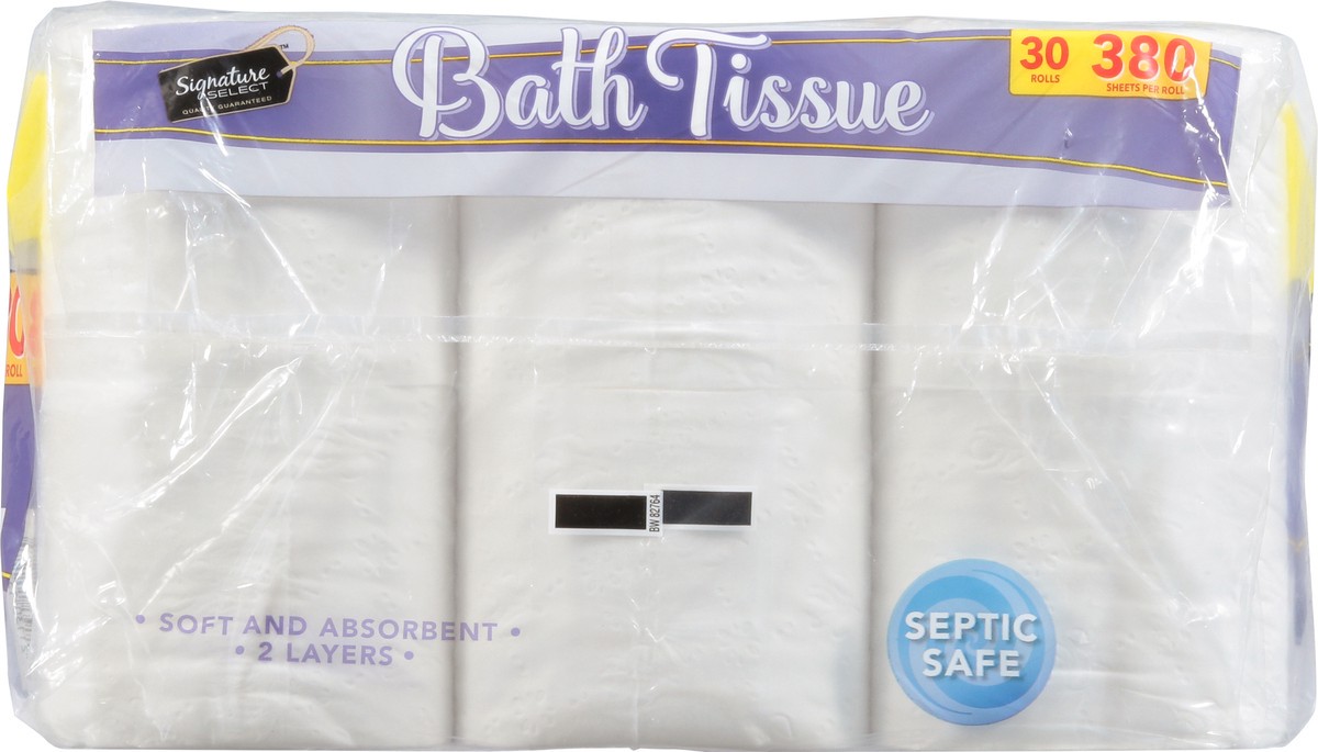 slide 8 of 9, Signature Select 2-Ply Bathroom Tissue Family Pack 30 ea, 30 ct