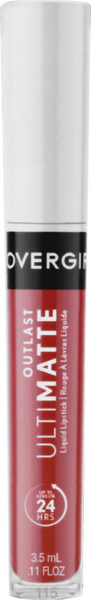 slide 1 of 1, Covergirl Outlast Ultimatte Liquid Lipstick, Rose 115, 0.11 fl oz