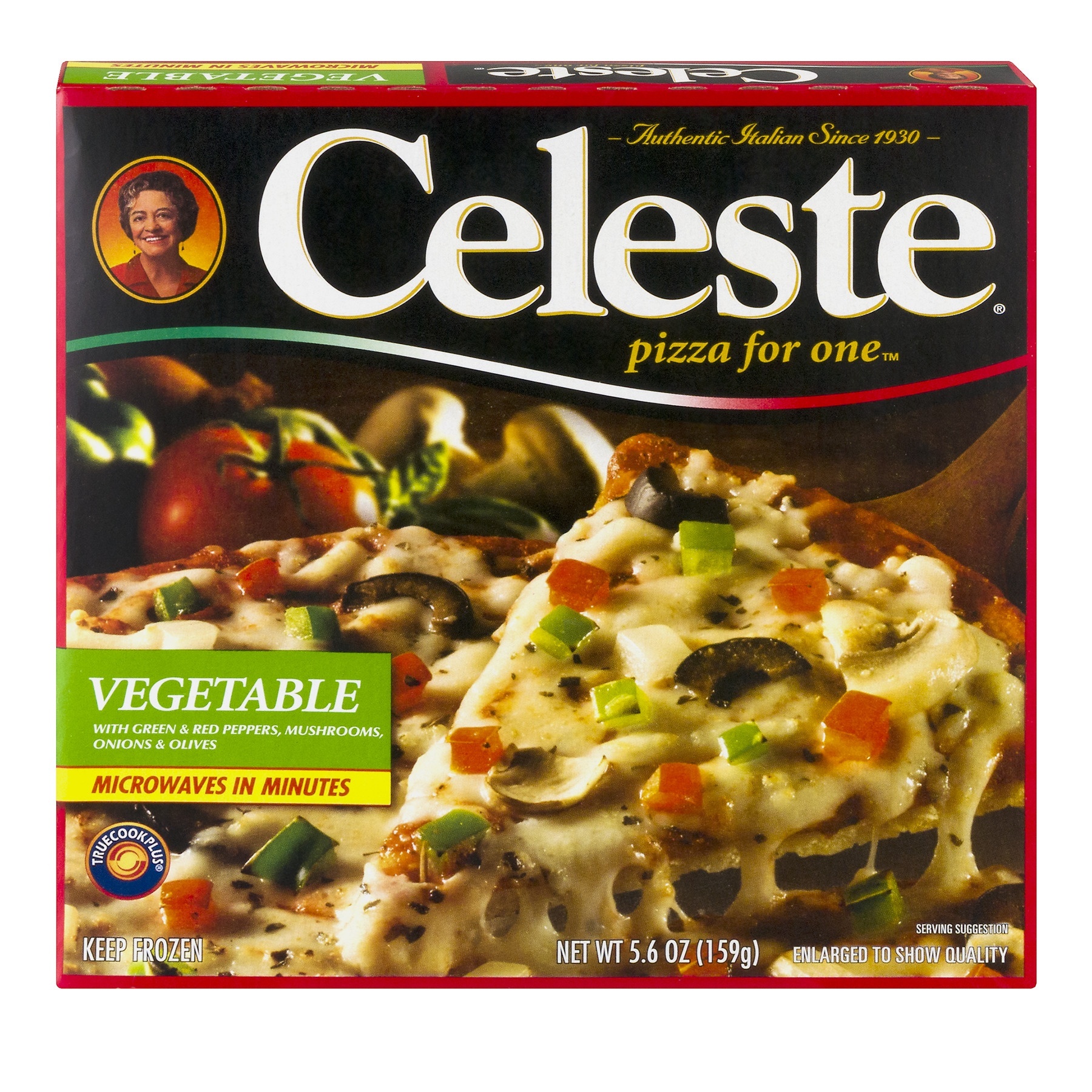 slide 1 of 4, Celeste Vegetable Supreme For One Pizza, 5.6 oz