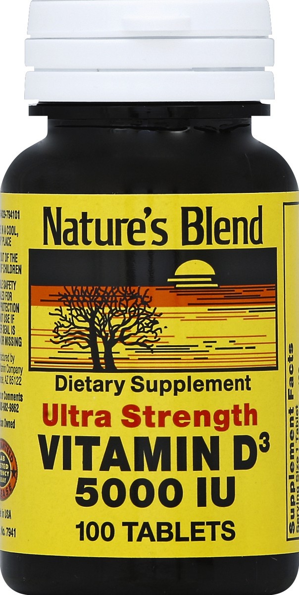 slide 2 of 2, Natures Blend Vitamin D3 100 ea, 100 ct