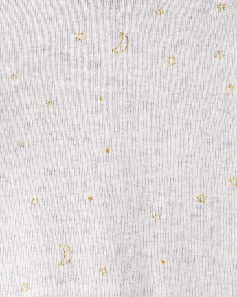 slide 3 of 5, Carter's Baby Girl 4-Pack Unicorn, Heart, Star Print Long-Sleeve Multipack Bodysuits - Navy Blue/White Multi 3M, 1 ct