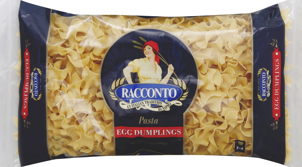 slide 4 of 5, Racconto Egg Dumplings 12 oz, 12 oz