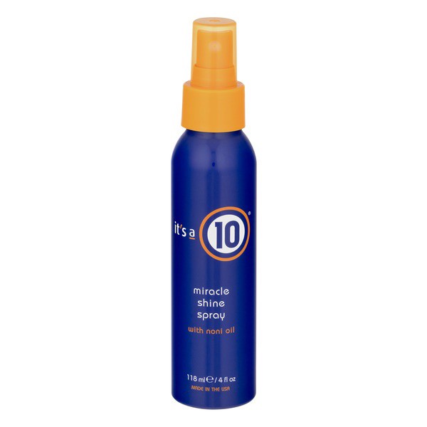 slide 1 of 1, It's a 10 Miracle Shine Spray with Noni Oil, 4 fl oz