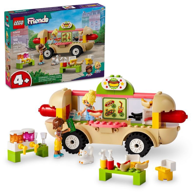 slide 1 of 6, LEGO Friends Hot Dog Food Truck Toy 42633, 1 ct