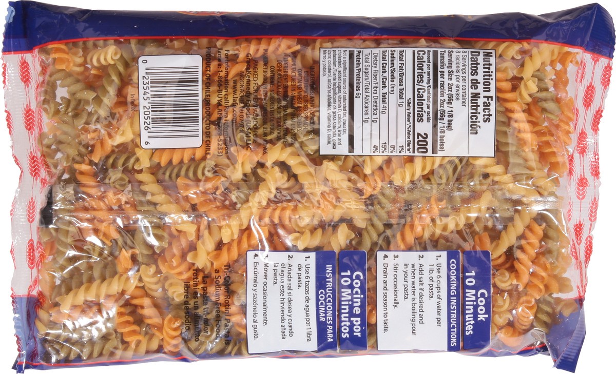 slide 2 of 13, La Fe Tri-Color Rotini 16 oz, 16 oz