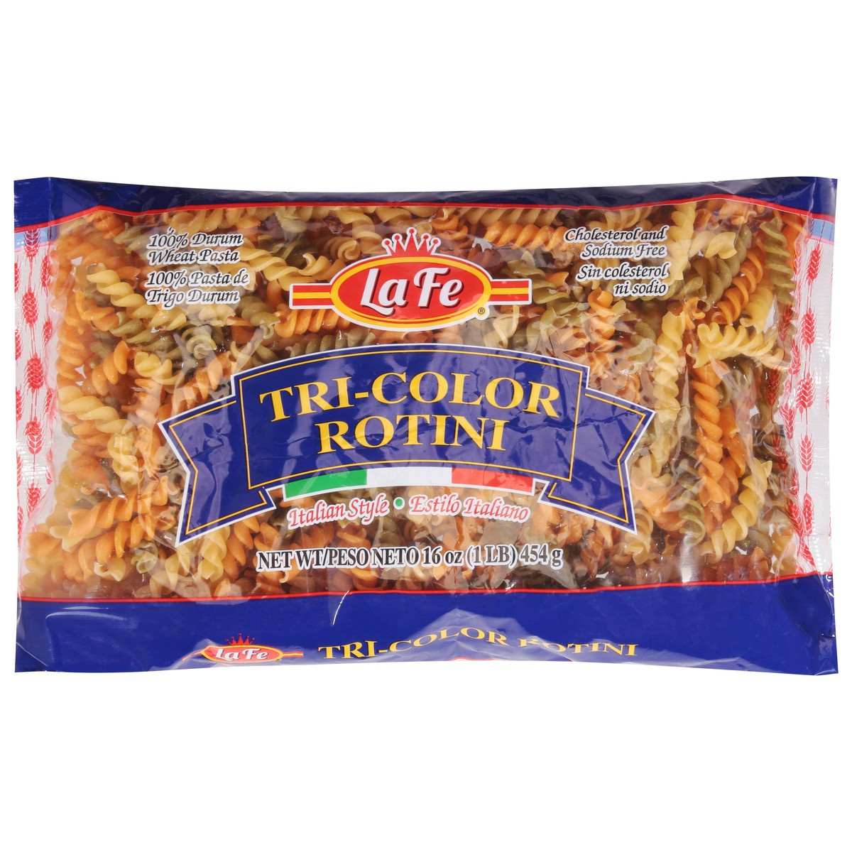 slide 12 of 13, La Fe Tri-Color Rotini 16 oz, 16 oz