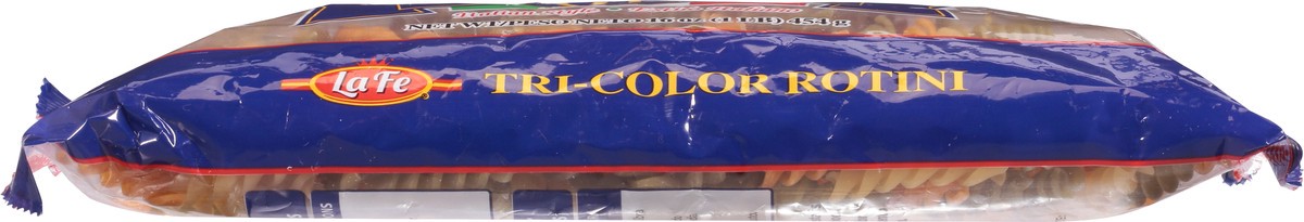 slide 10 of 13, La Fe Tri-Color Rotini 16 oz, 16 oz