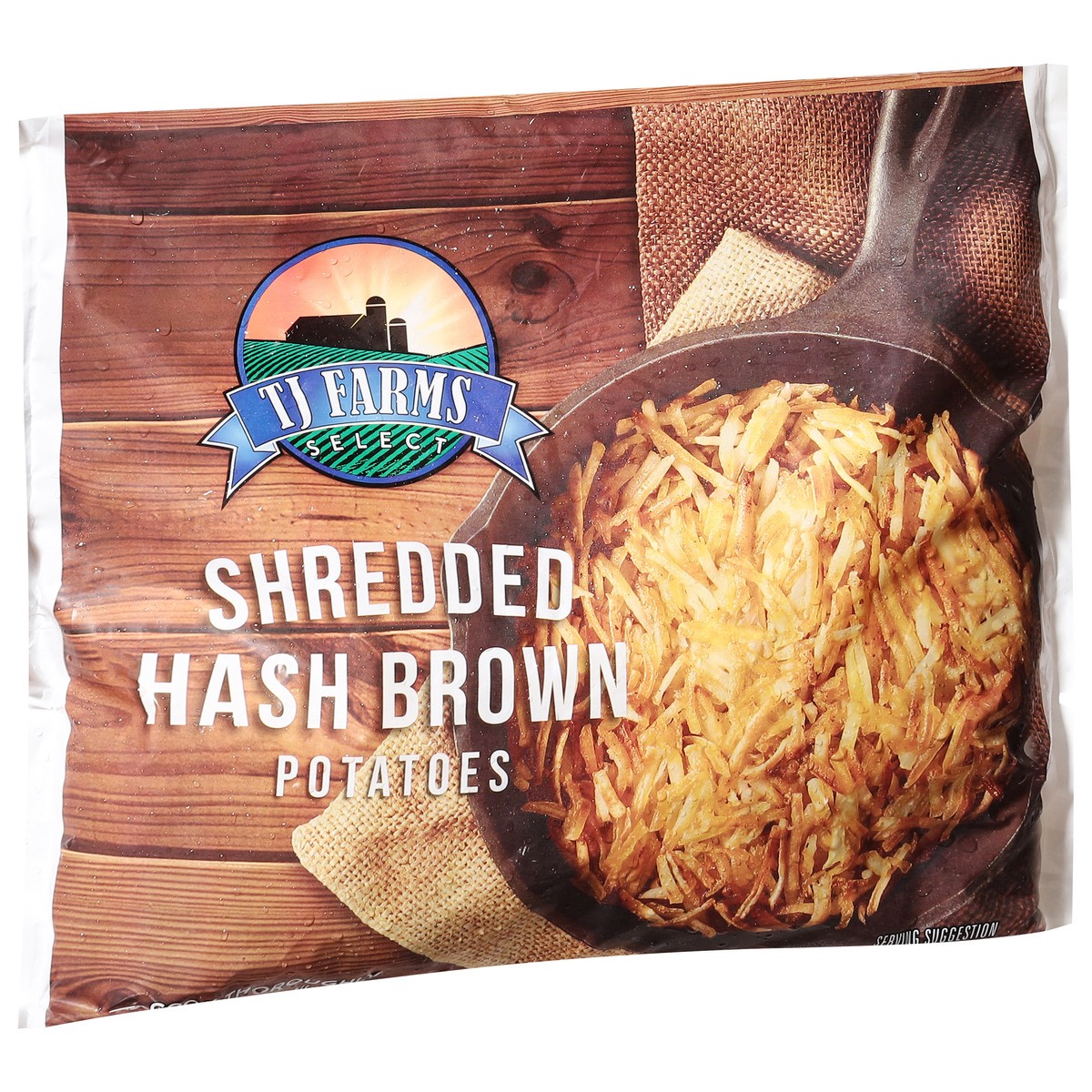 slide 7 of 14, TJ Farms Shredded Hashbrowns, 1 ct