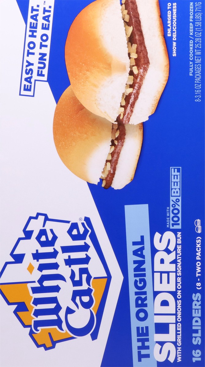 slide 9 of 9, White Castle Hamburger, 25.28 oz