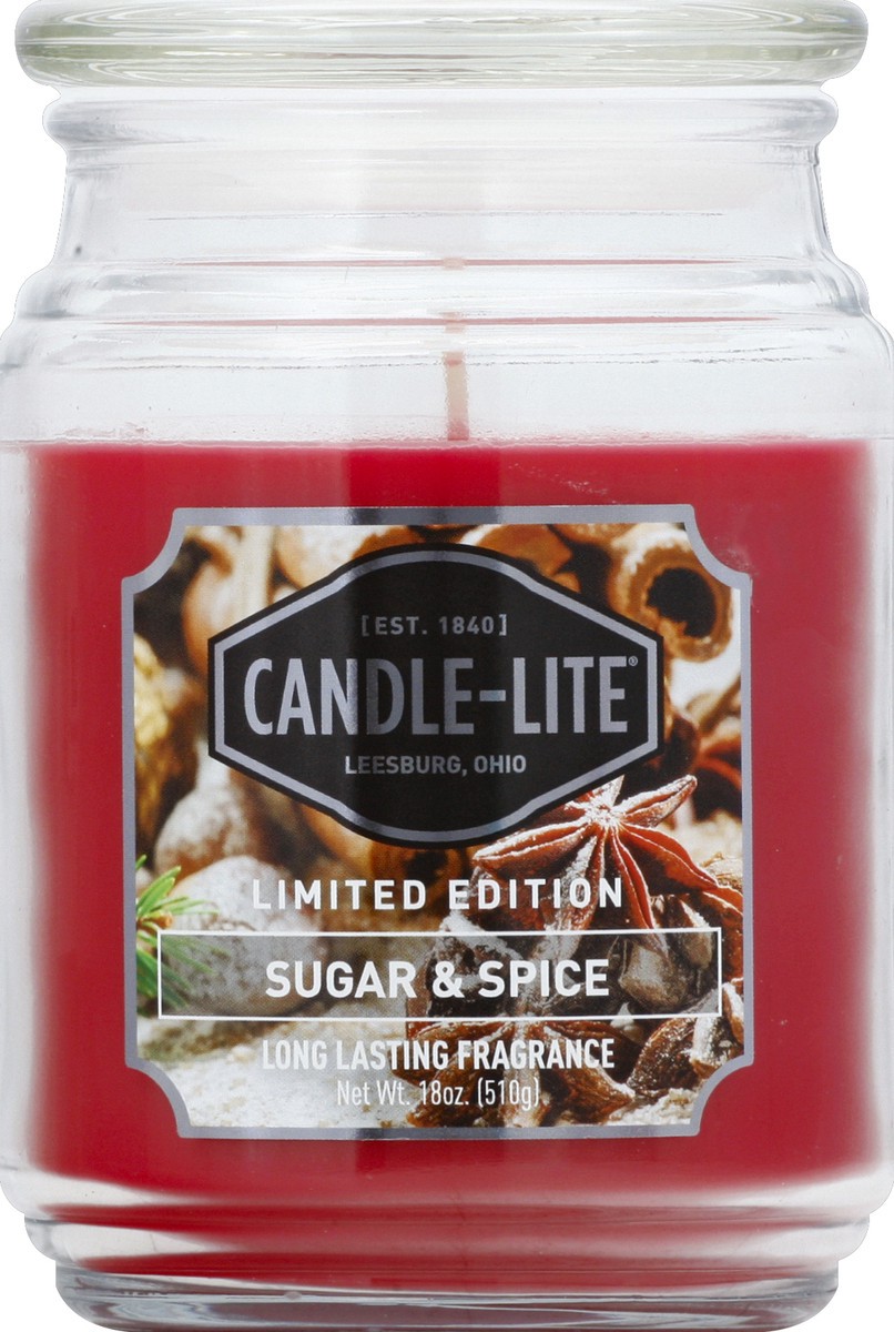 slide 5 of 6, Candle-Lite Scented Candle - Sugar & Spice, 18 oz