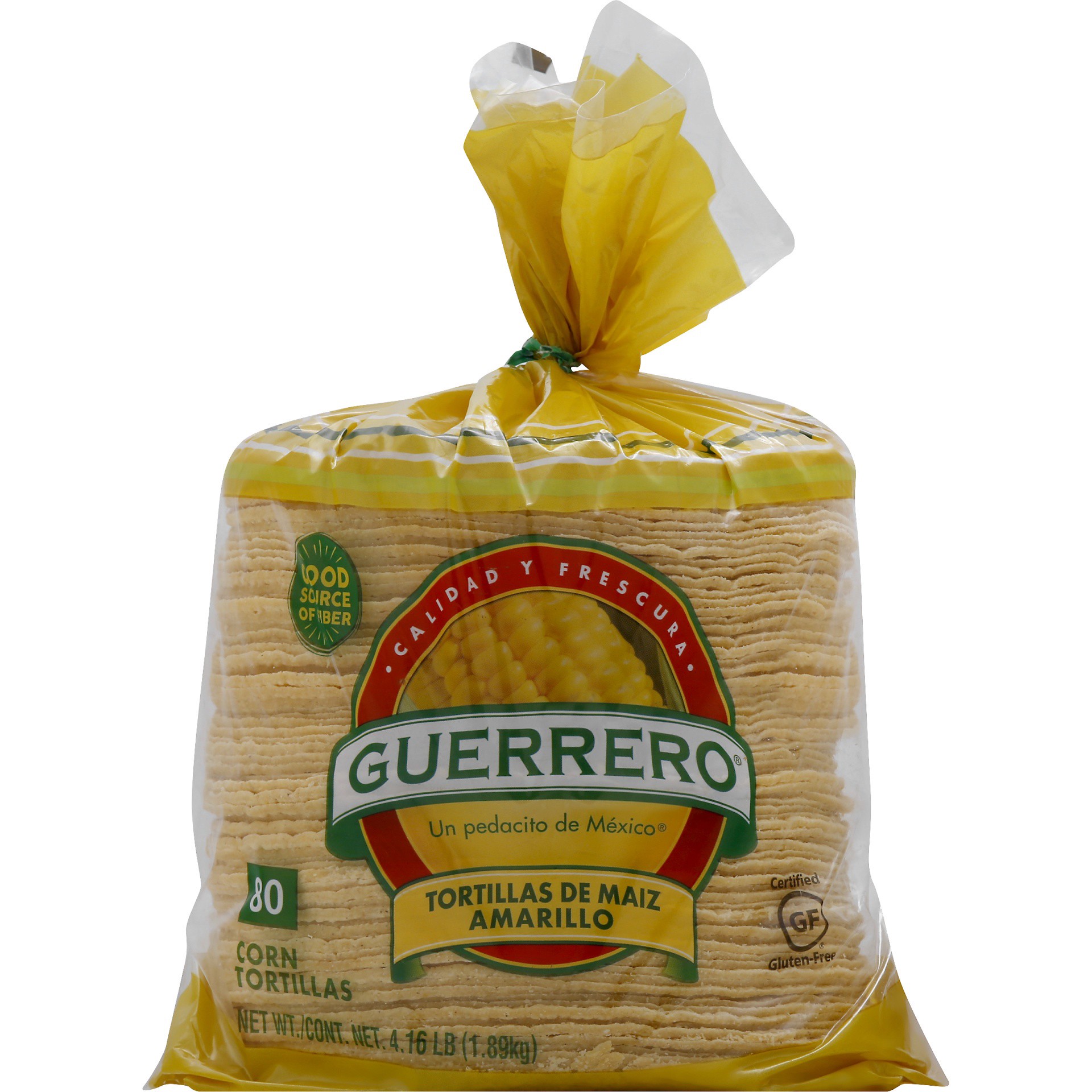 slide 1 of 1, Guerrero Yellow Corn Tortillas, 80 ct