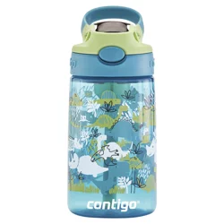 Contigo Kids Water Bottle with Redesigned AUTOSPOUT Straw, Dinos
