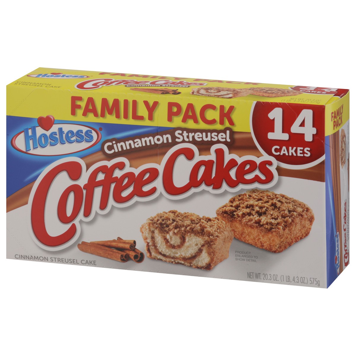 slide 5 of 13, Hostess Cinnamon Streusel Coffee Cakes Family Pack 14 ea, 14 ct