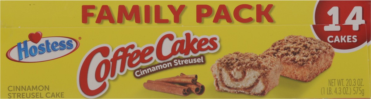 slide 9 of 13, Hostess Cinnamon Streusel Coffee Cakes Family Pack 14 ea, 14 ct