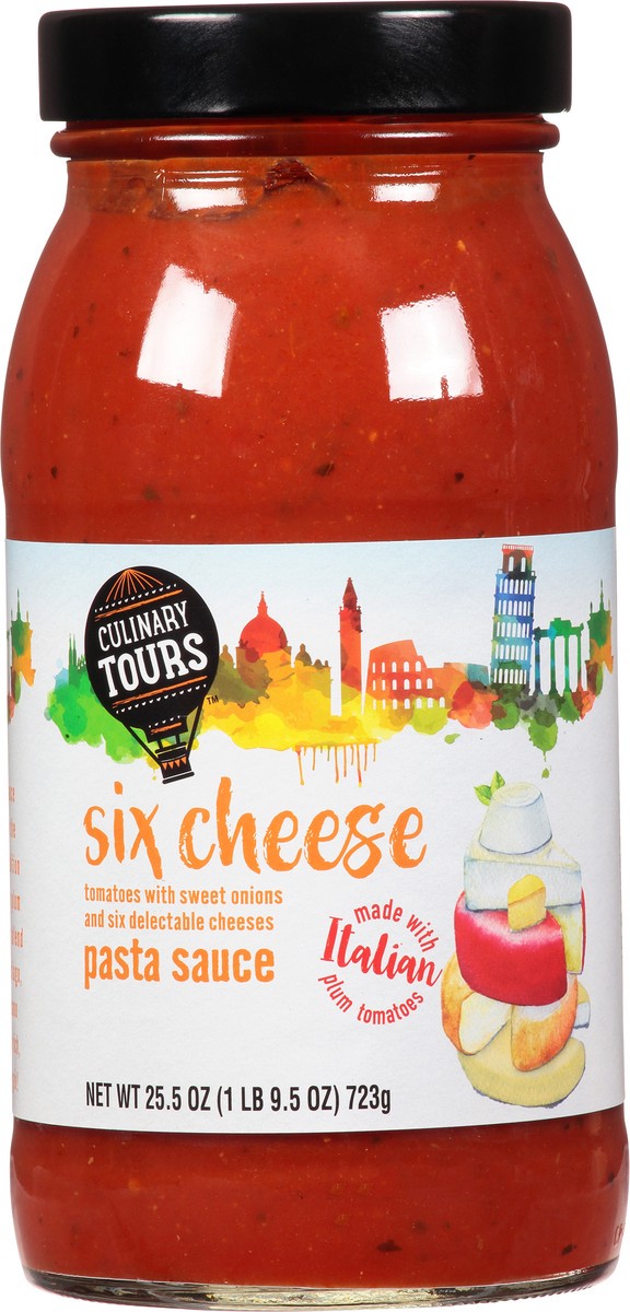 slide 1 of 15, Culinary Tours Six Cheese Pasta Sauce 25.5 oz, 25.5 oz