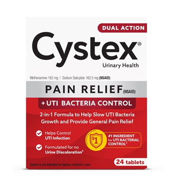 slide 1 of 1, Cystex Uti Pain Relief, Max Strength, 24 ct