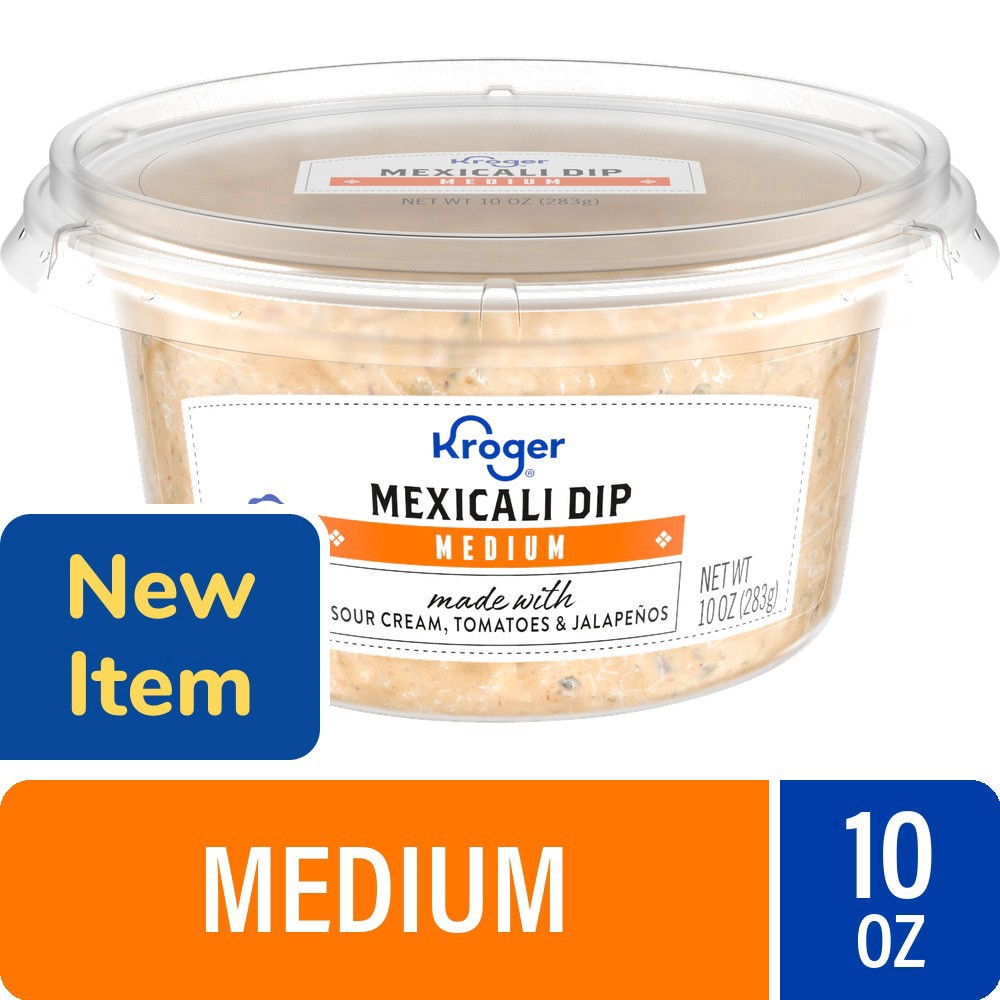 slide 1 of 1, Kroger® Medium Mexicali Dip, 10 oz