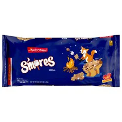 Malt-O-Meal S'mores Breakfast Cereal, Smores Cereal, 47 OZ Bag