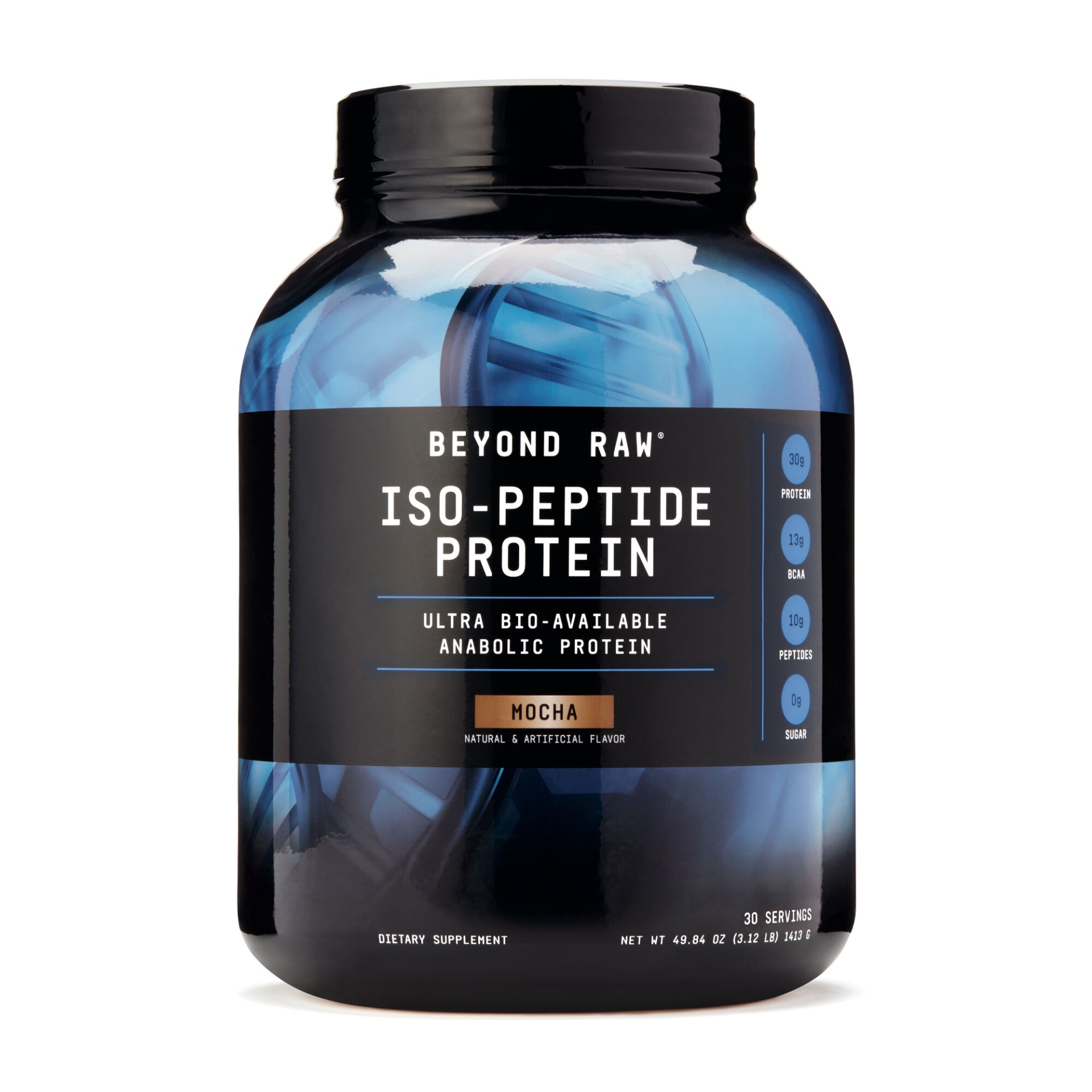 slide 1 of 1, Beyond Raw Iso-Peptide Protein - Mocha, 3 lb